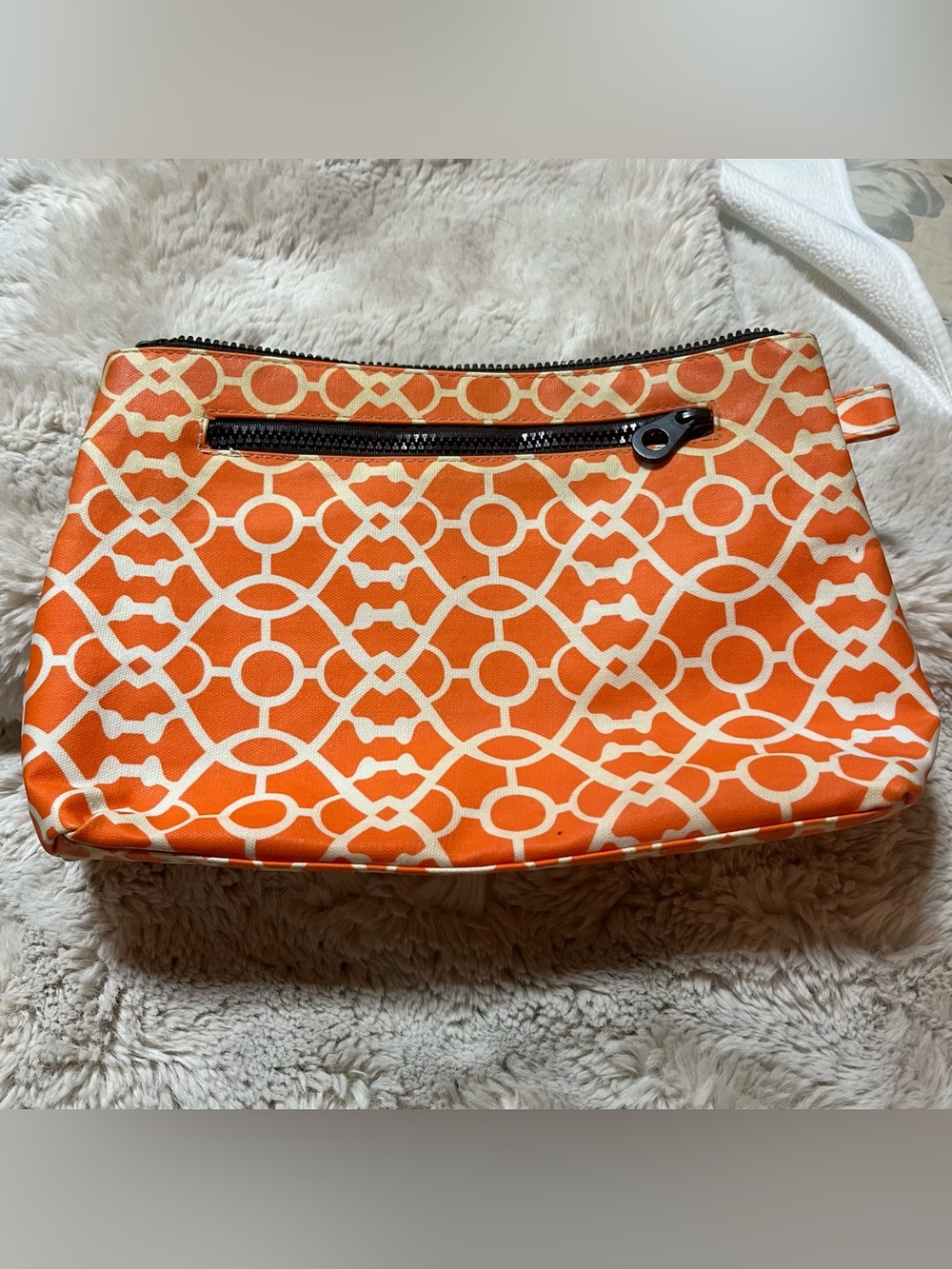 Orange Geometric Makeup Organizer Pouch
02-21 - Picture 2 of 7